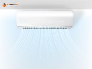 What is the reason for AC down cooling?